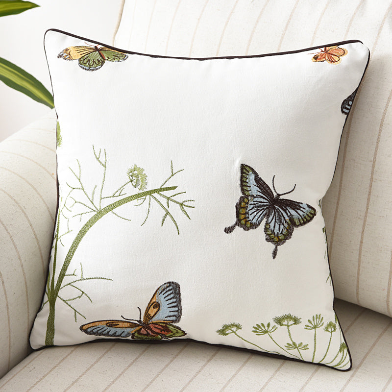 
                      
                        Enchanted Garden Collection - Embroidery Cushion Cover Without Core
                      
                    