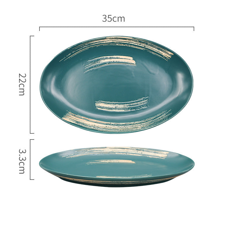 
                      
                        Artisan Crafted Ceramic Serving Plate
                      
                    