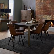 
                      
                        Malmo Tan Dining Chair
                      
                    