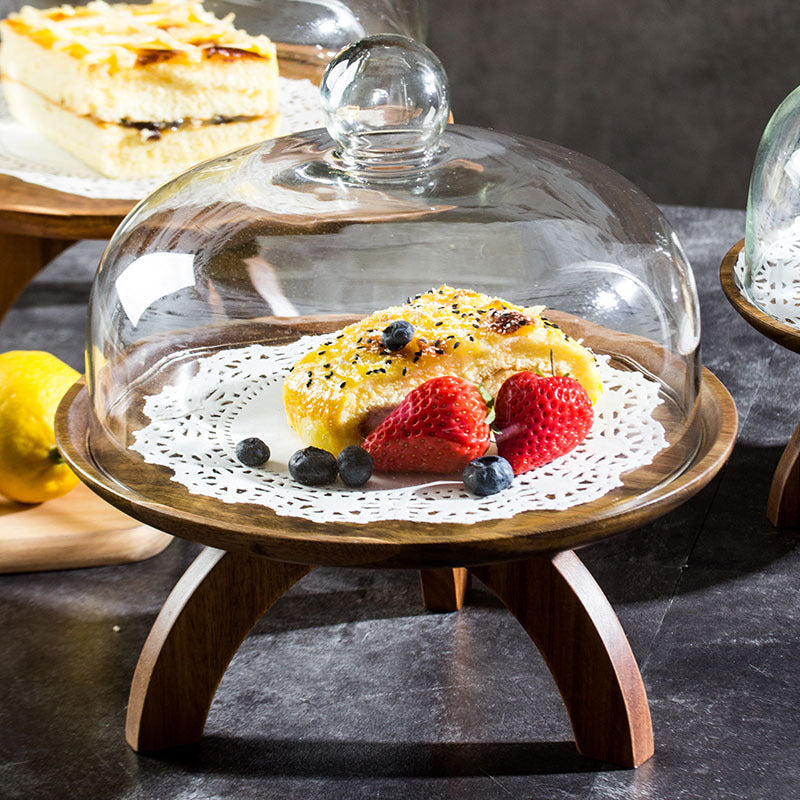 Tripod Cake Stand with Glass Dome - Various Sizes