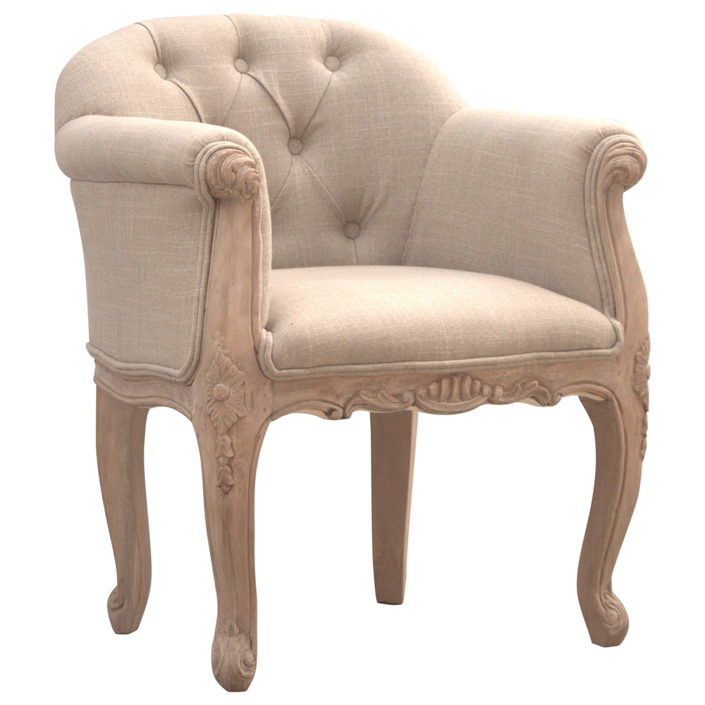 
                      
                        French Style Deep Button Chair
                      
                    