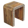 Edessa Bone Inlay End Table