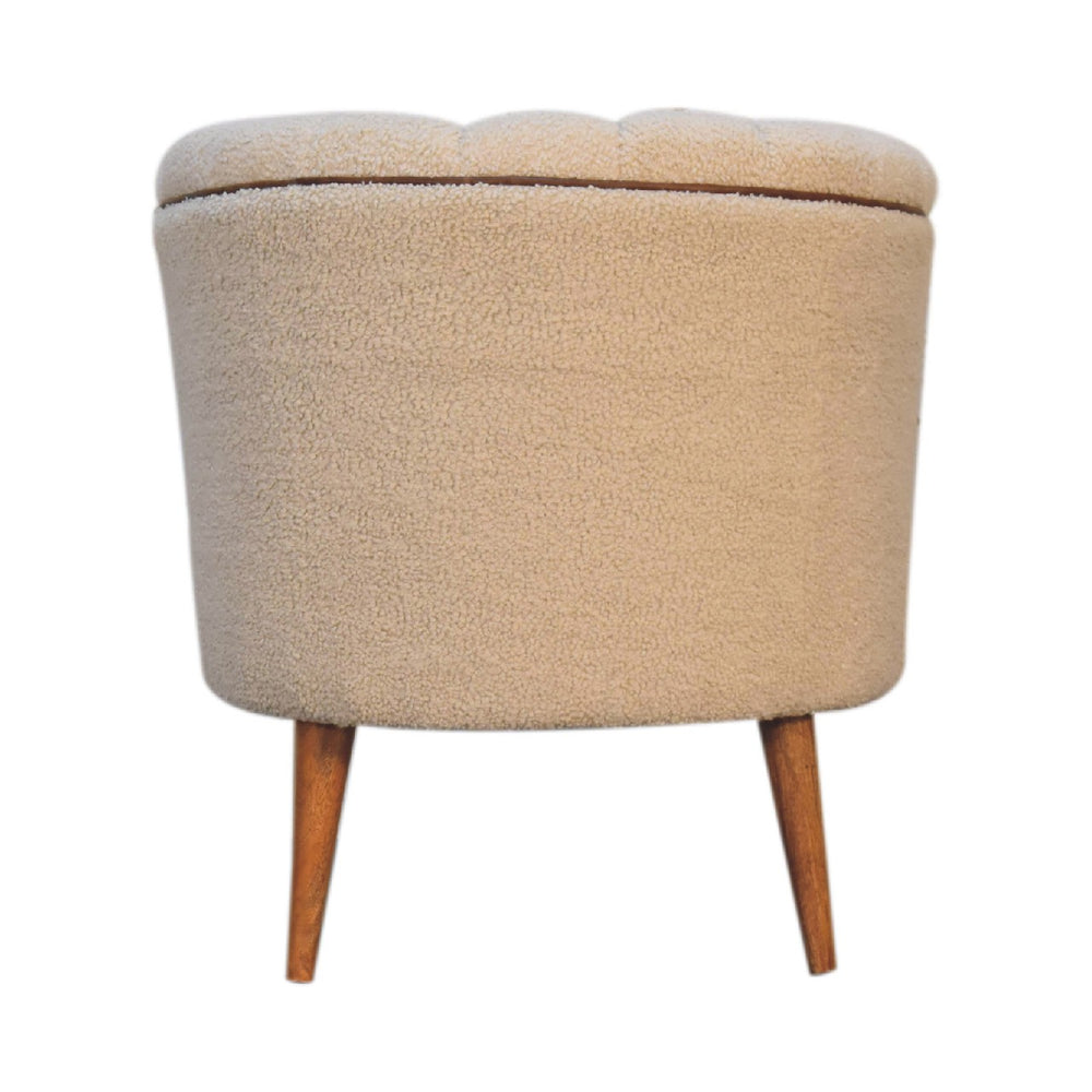 
                      
                        Boucle Cream Buffalo Chair
                      
                    