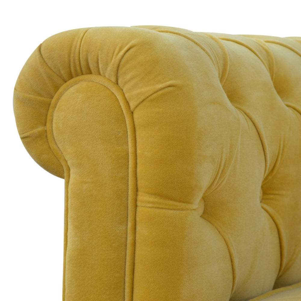 
                      
                        Mustard Velvet Chesterfield Sofa
                      
                    