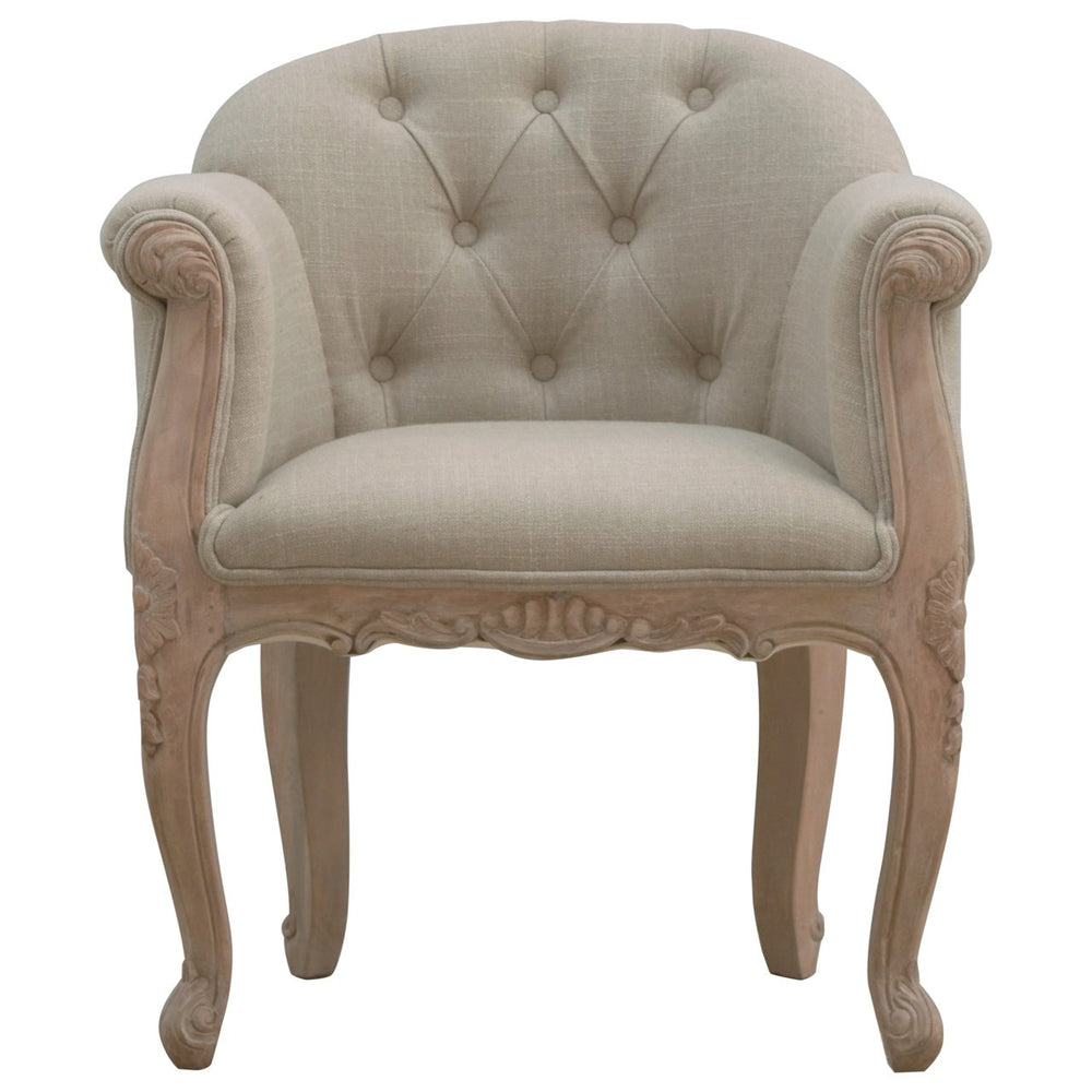 
                      
                        French Style Deep Button Chair
                      
                    