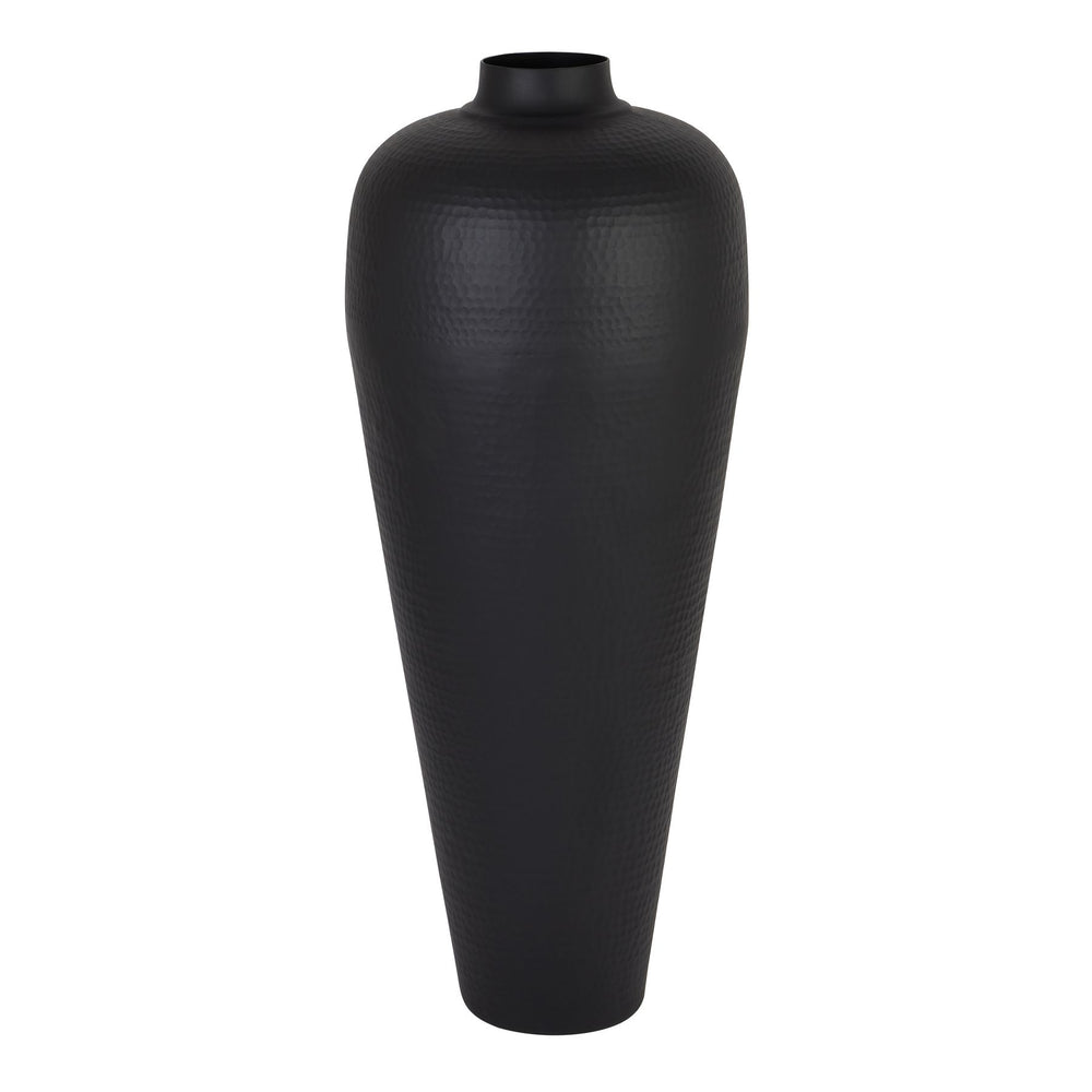 
                      
                        Matt Black Medium Hammered Vase Without Lid
                      
                    