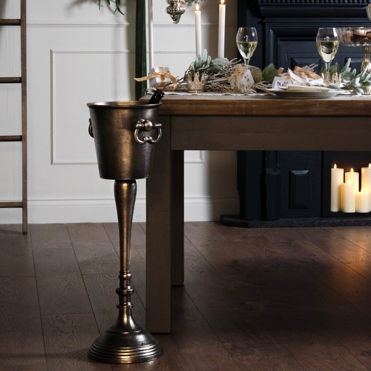 Cast Floor Standing Champagne Cooler -