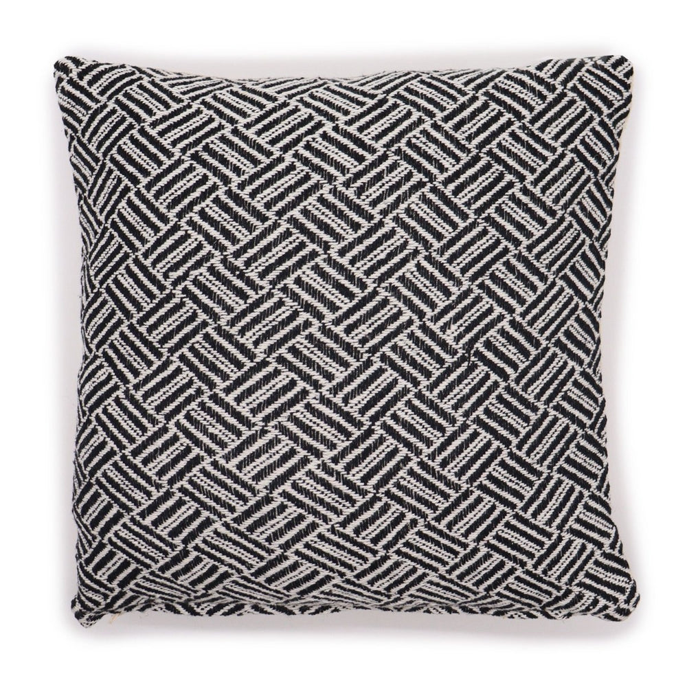 
                      
                        Classic Cushion Cover - Criss-Cross Black -
                      
                    