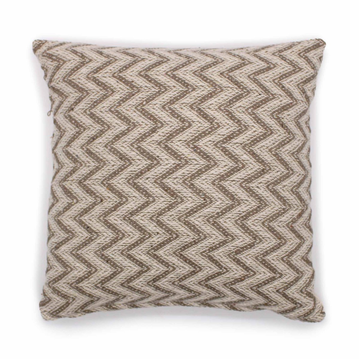 Classic Cushion Cover - Herringbone Wide Grey - Throw Pillows & Blankets