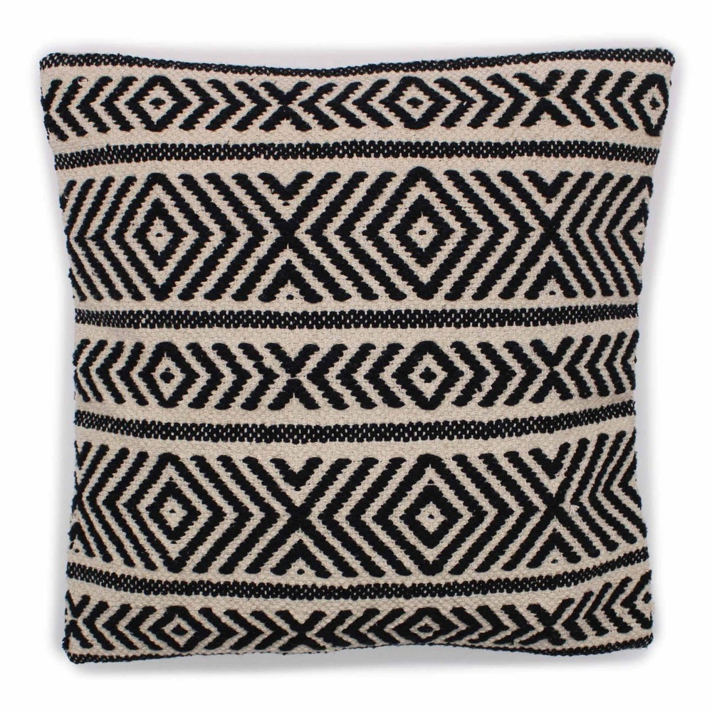 
                      
                        Classic Cushion Cover - Tribal Design In Black -
                      
                    