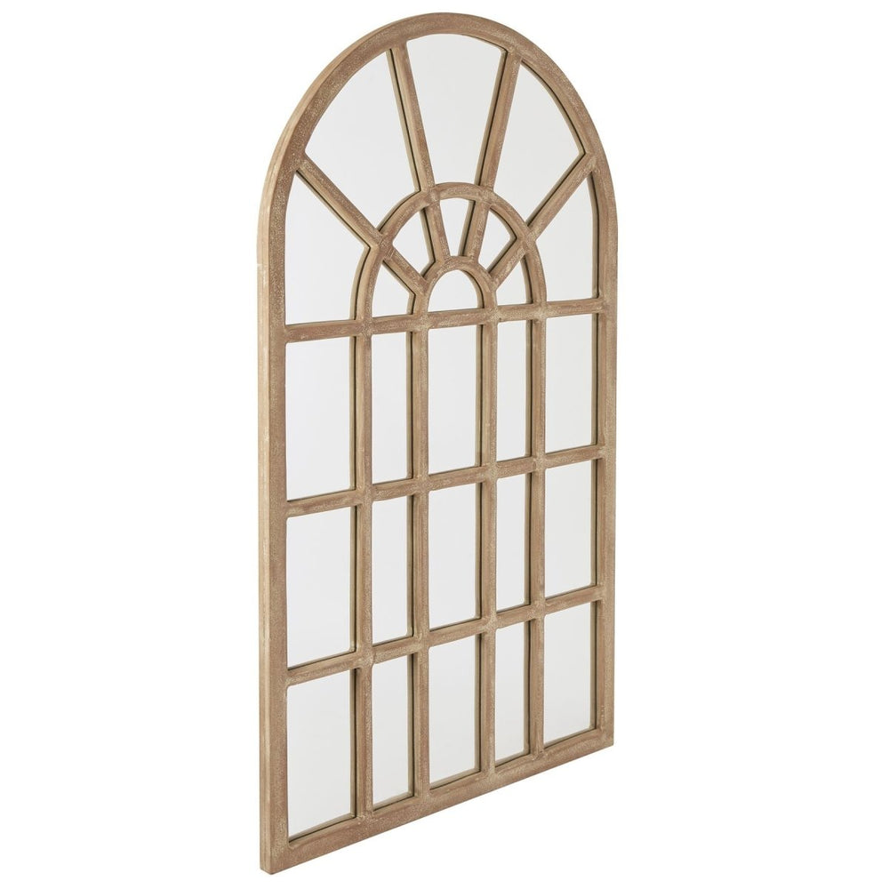 Copgrove Collection Arched Paned Wall Mirror -