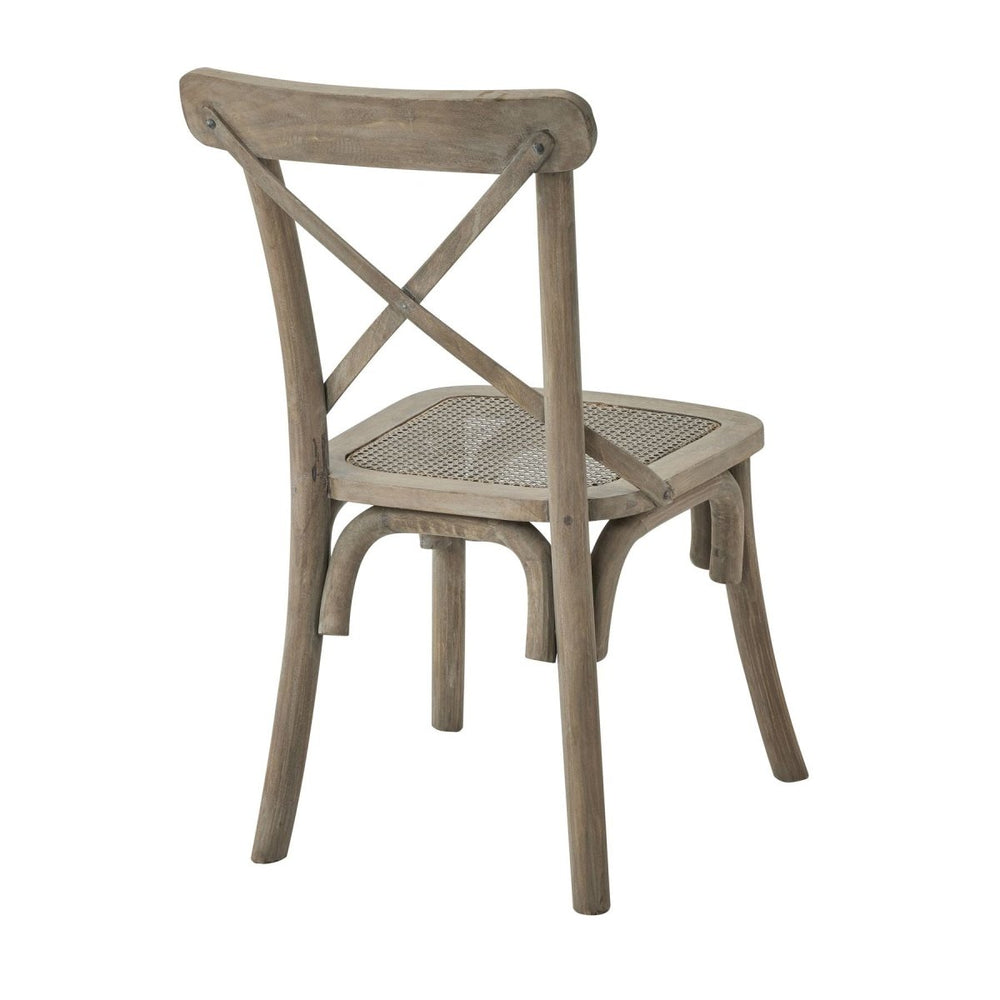 
                      
                        Copgrove Collection Cross Back Chair With Rush Seat - Furniture
                      
                    