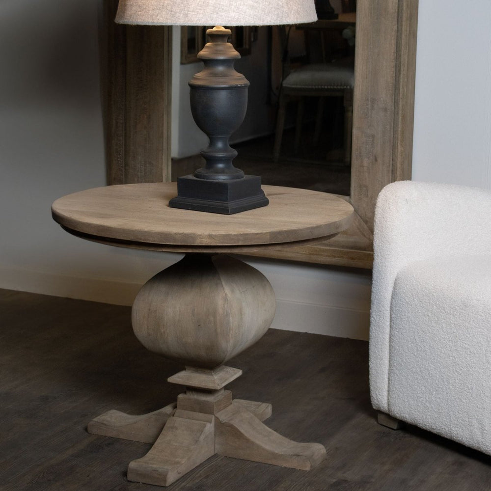 
                      
                        Copgrove Collection Pedestal Side Table -
                      
                    