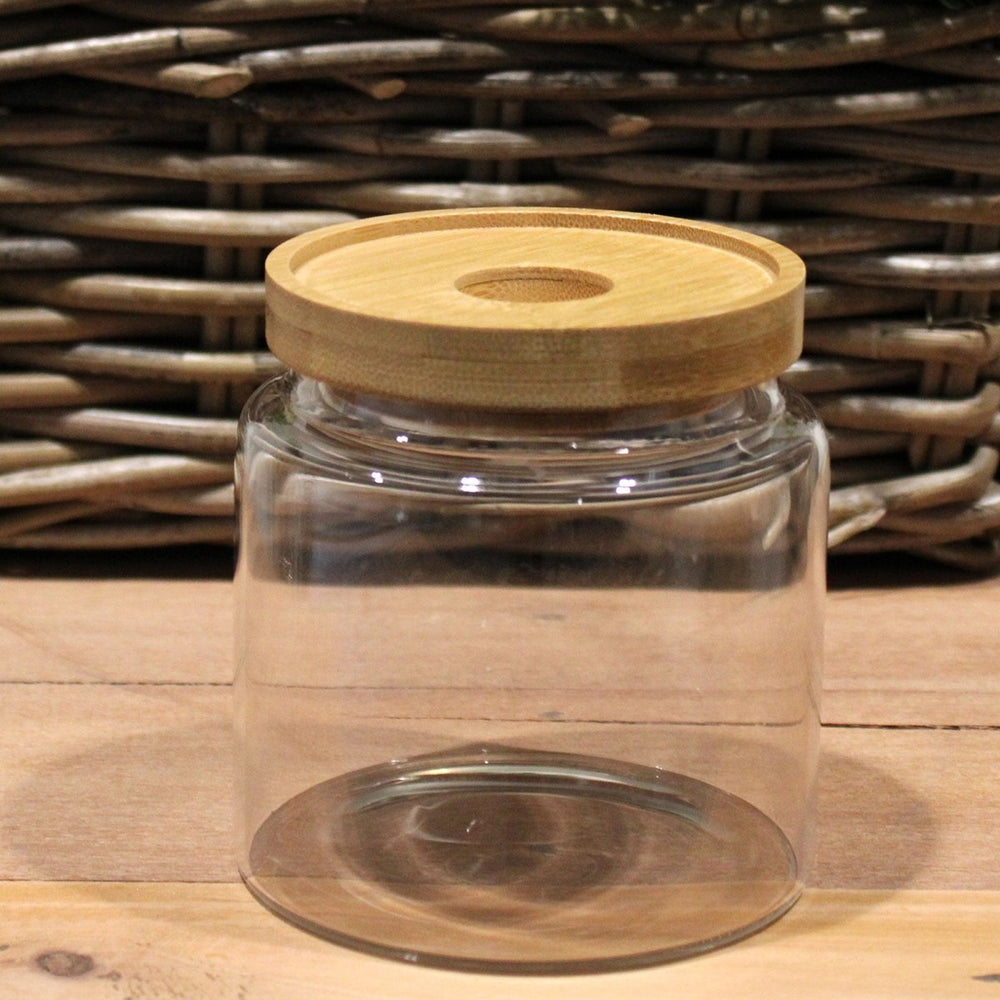 
                      
                        Cottage Bamboo Glass Jars - kitchen Storage
                      
                    