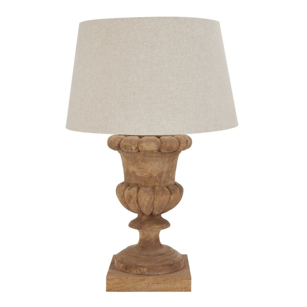 
                      
                        Delaney Natural Wash Fluted Lamp With Linen Shade - Lighting
                      
                    