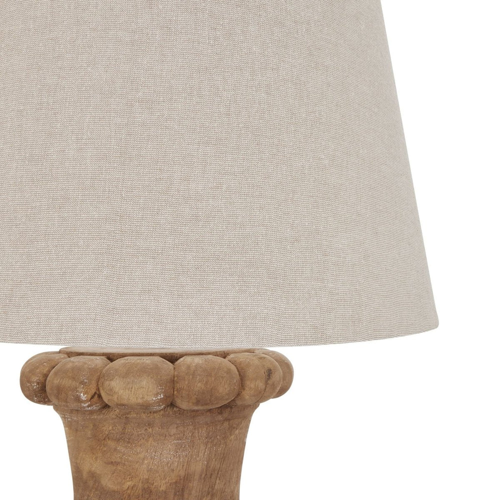 
                      
                        Delaney Natural Wash Fluted Lamp With Linen Shade - Lighting
                      
                    