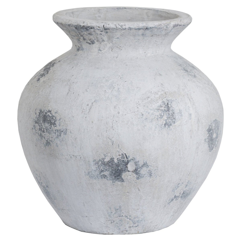 Downton Large Antique White Vase -