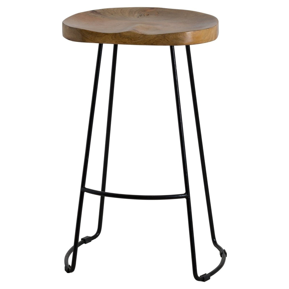 
                      
                        Franklin Hardwood Shaped Barstool - Furniture
                      
                    