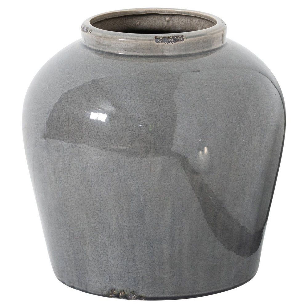 Garda Grey Glazed Juniper Vase -