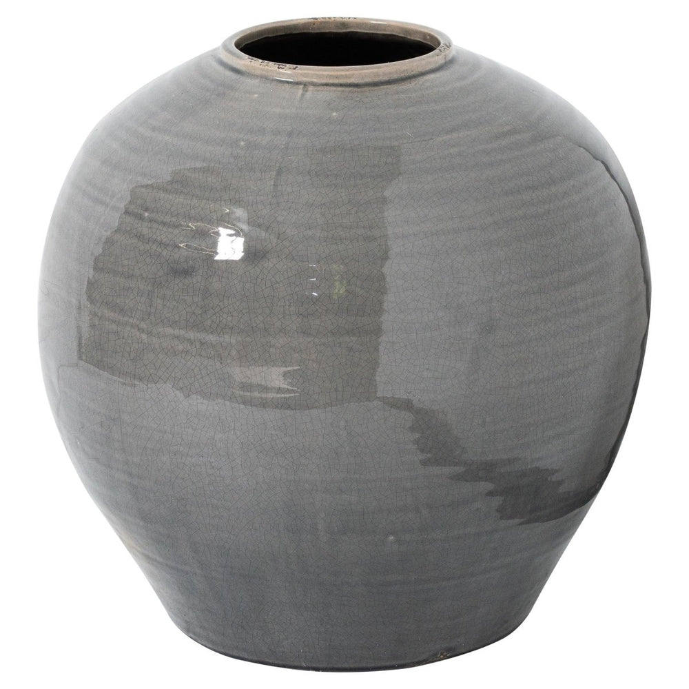 Garda Grey Glazed Regola Vase -