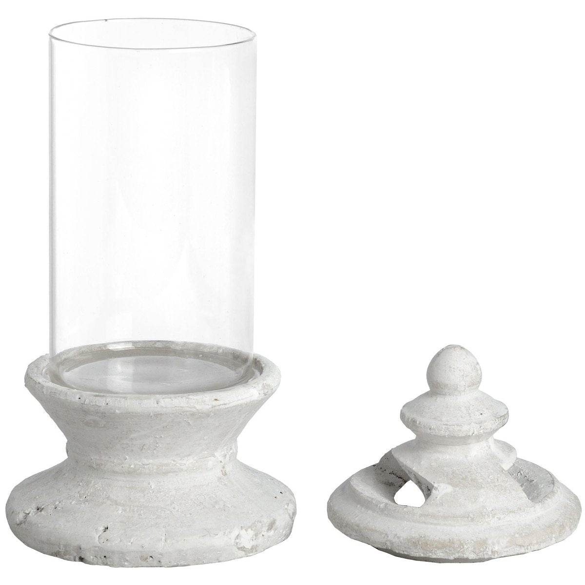 Glass Candle Holder -