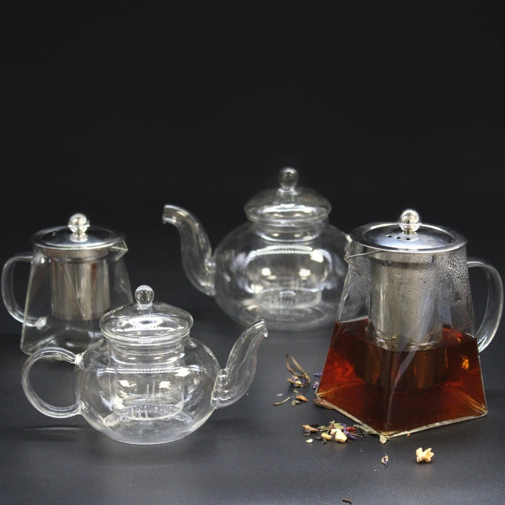 
                      
                        Glass Infuser Teapot - Round Pearl - 800ml - Teapots
                      
                    