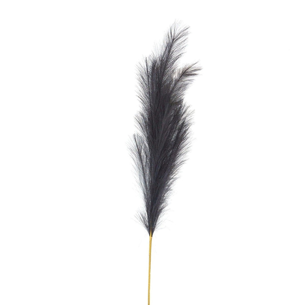 Grey Large Faux Pampas Grass Stem -