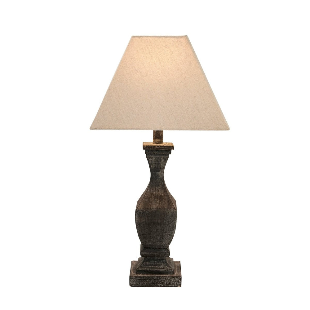 
                      
                        Incia Fluted Wooden Table Lamp - Lighting
                      
                    