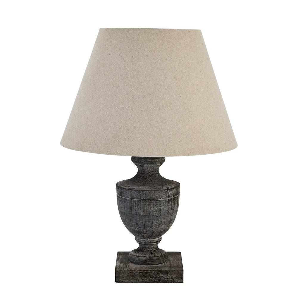 
                      
                        Incia Urn Wooden Table Lamp -
                      
                    