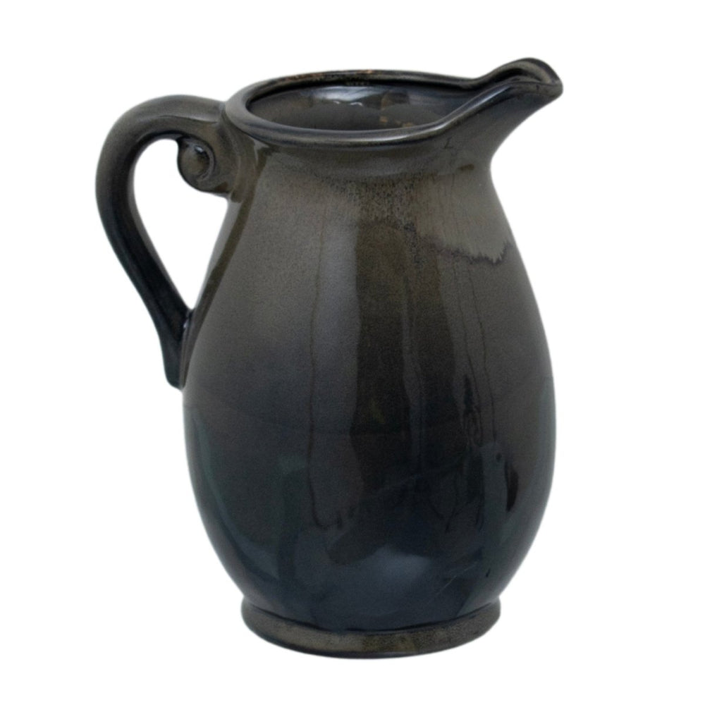 Large Olive Olpe Vase -