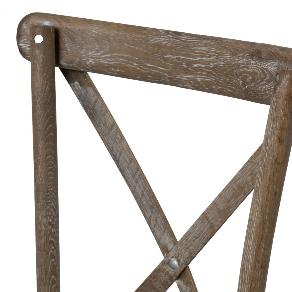 
                      
                        Light Oak Cross Back Dining Chair - Furniture
                      
                    