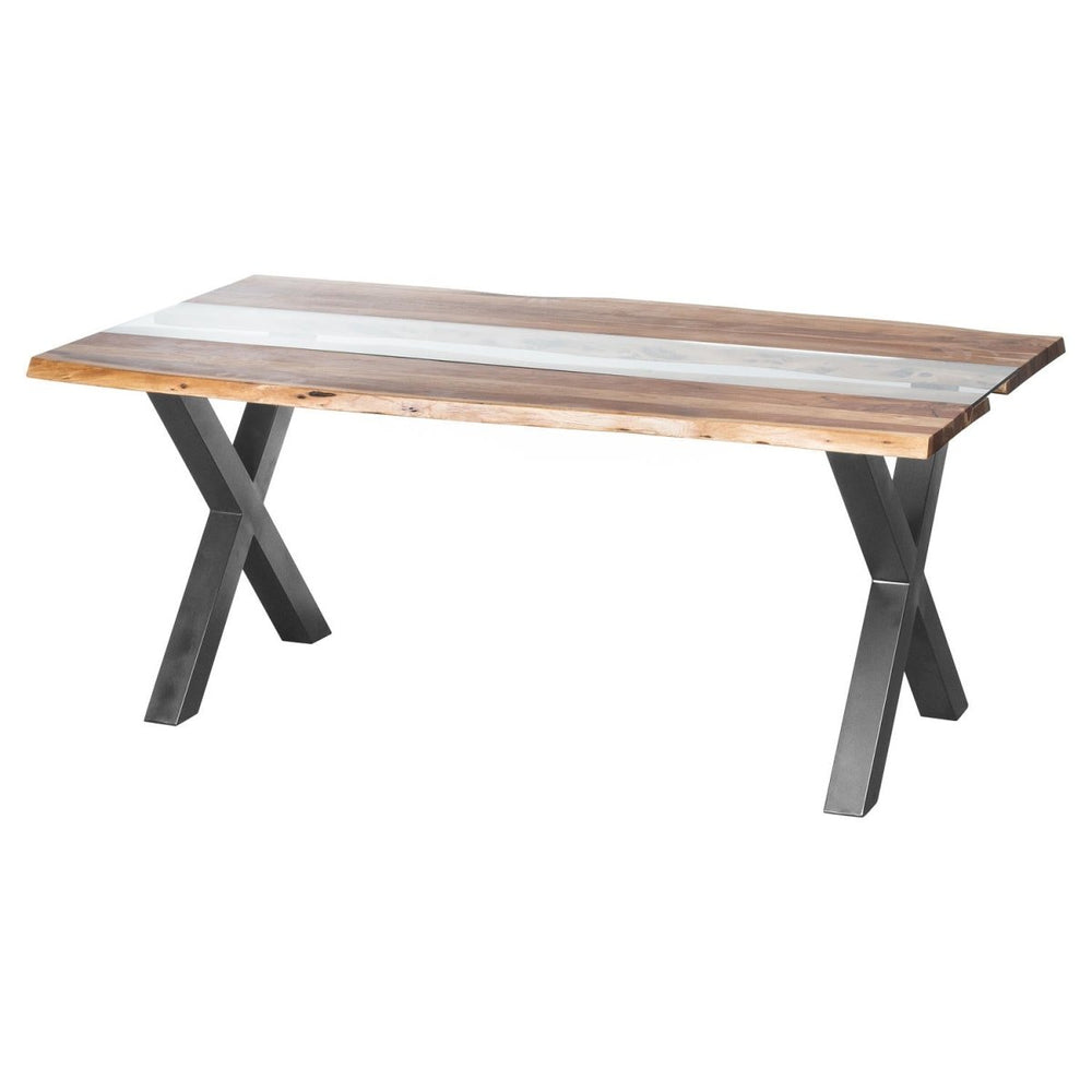 Live Edge Collection River Dining Table - Furniture