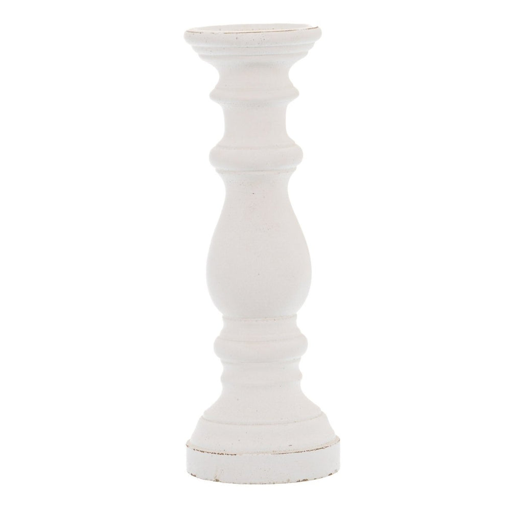 
                      
                        Matt White Ceramic Column Candle Holder - Home Accents
                      
                    