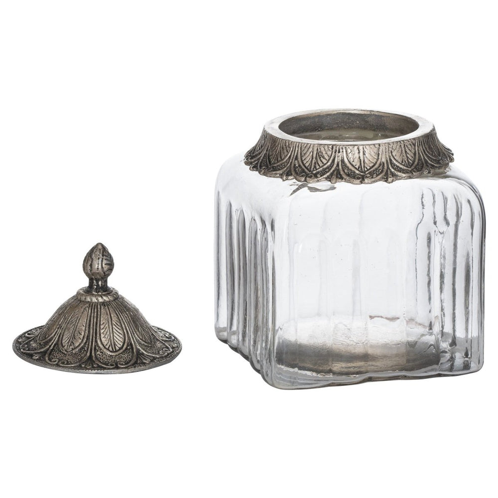 Moroccan Style Lidded Medium Display Jar -