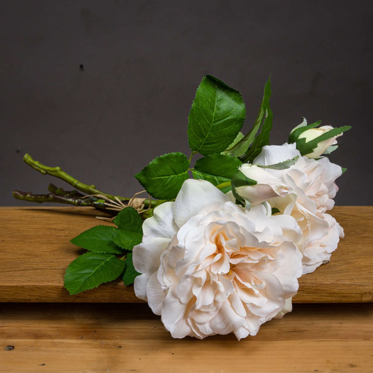 Peachy Cream Short Stem Rose Bouquet - Home Accents