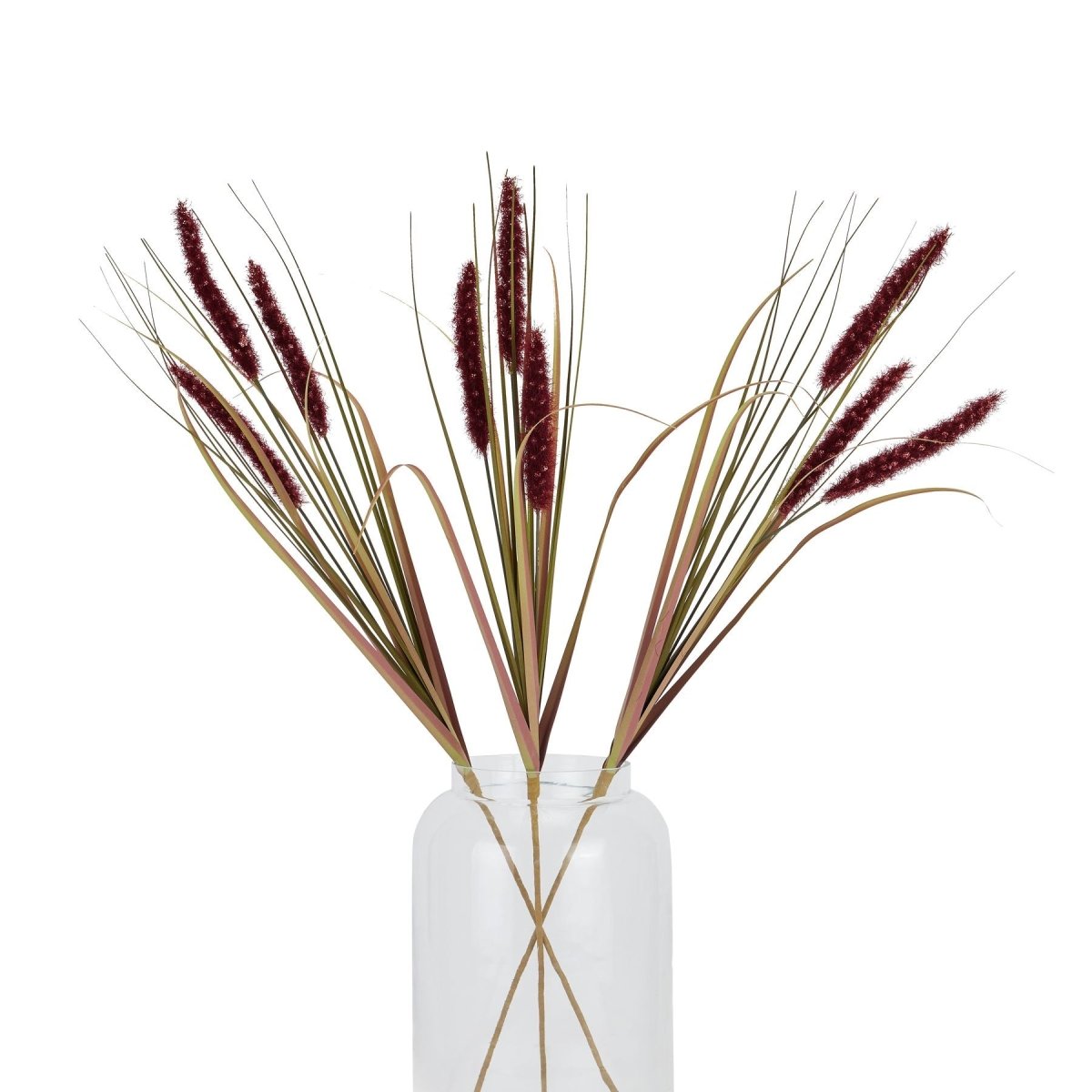 Ruby Triple Grass Stem - Home Accents