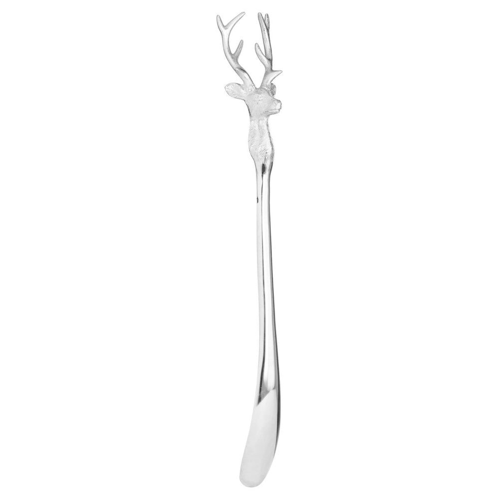 
                      
                        Silver Nickel Stag Head Detail Shoe Horn - Home Accents
                      
                    