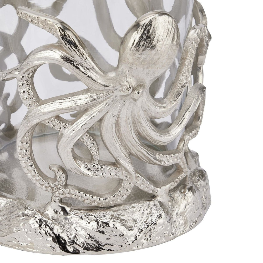 
                      
                        Silver Octopus Candle Hurricane Lantern - Home Accents
                      
                    