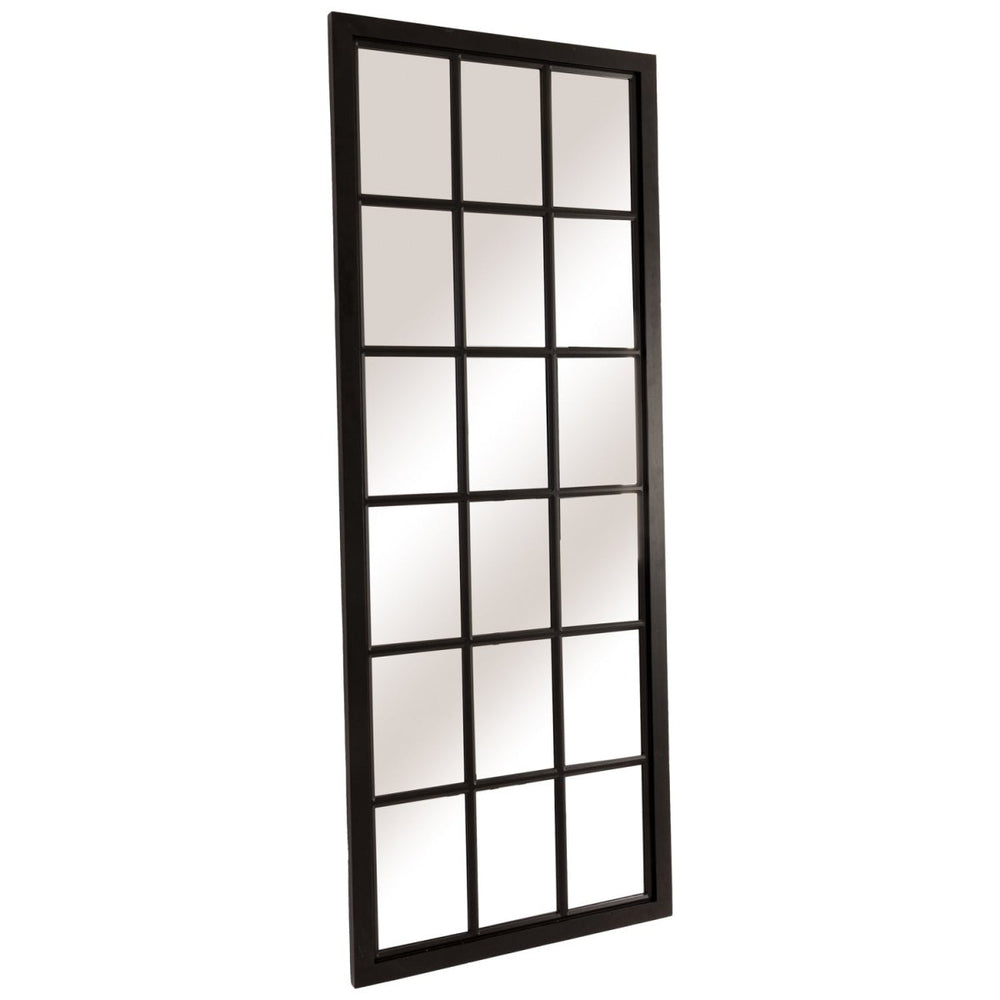 
                      
                        Tall Black Wooden Window Mirror - Home Accents
                      
                    