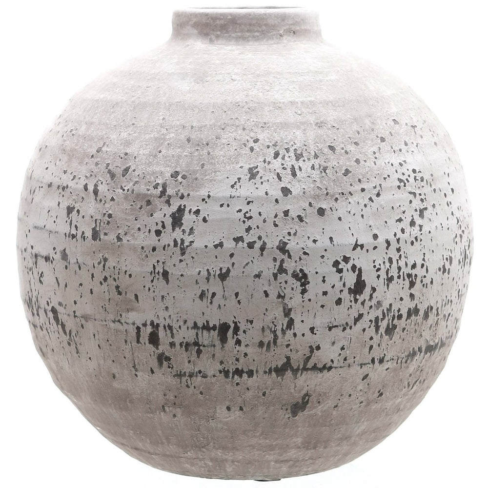 Tiber Large Stone Ceramic Vase - Home Accents