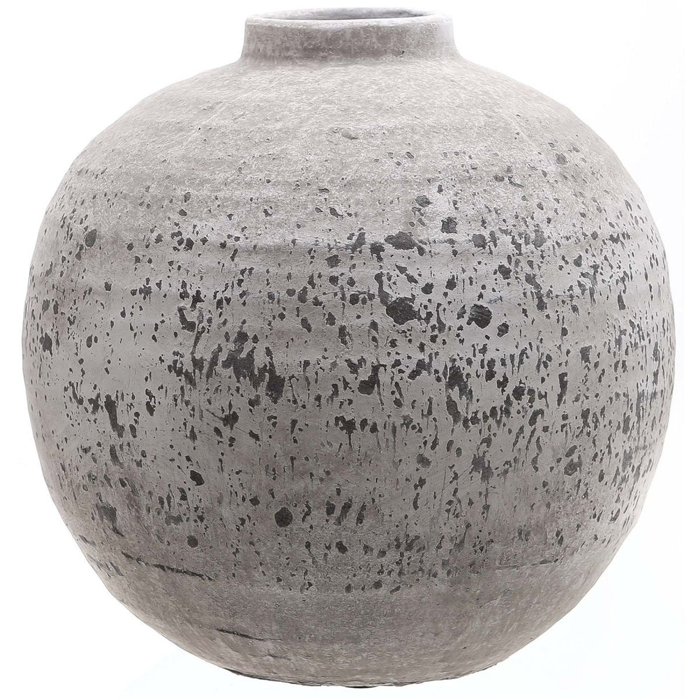 Tiber Stone Ceramic Vase - Home Accents