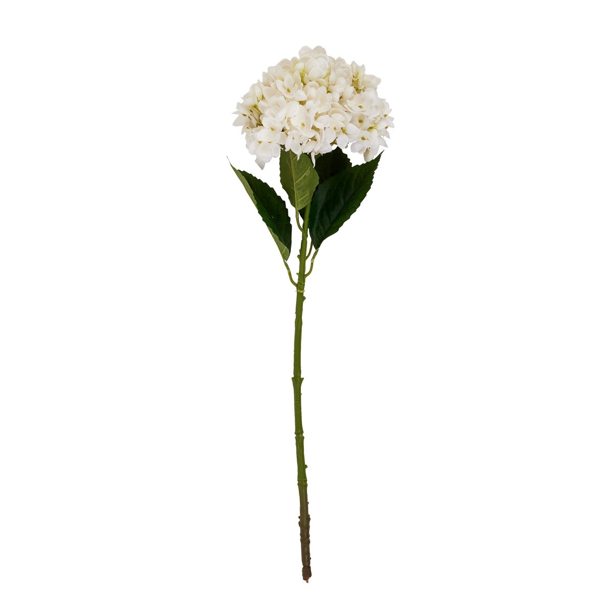 White Hydrangea Stem - Home Accents