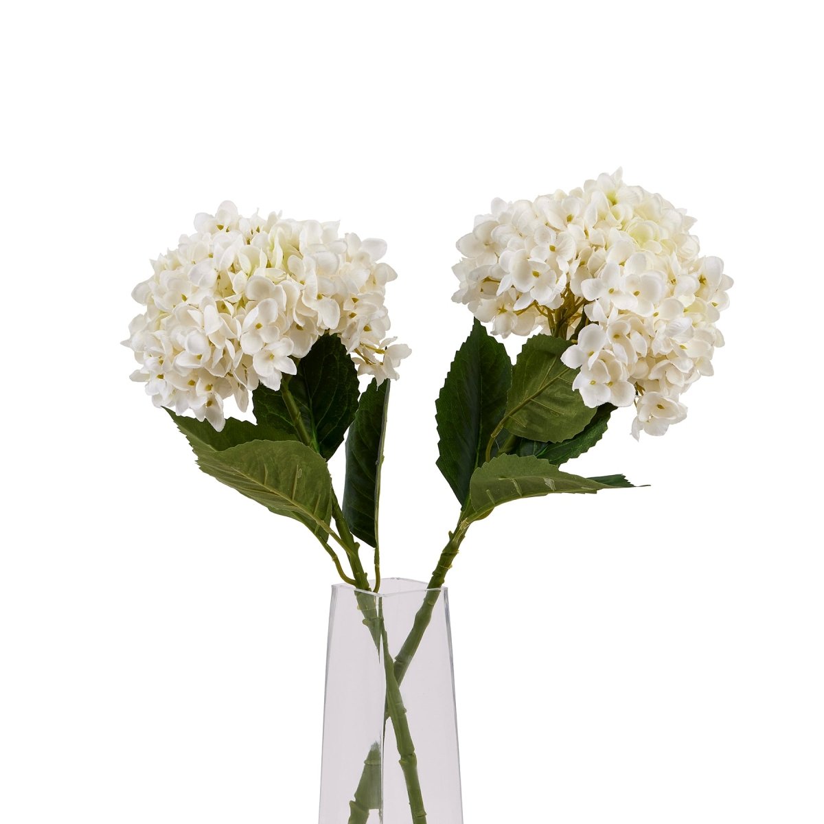 White Hydrangea Stem - Home Accents