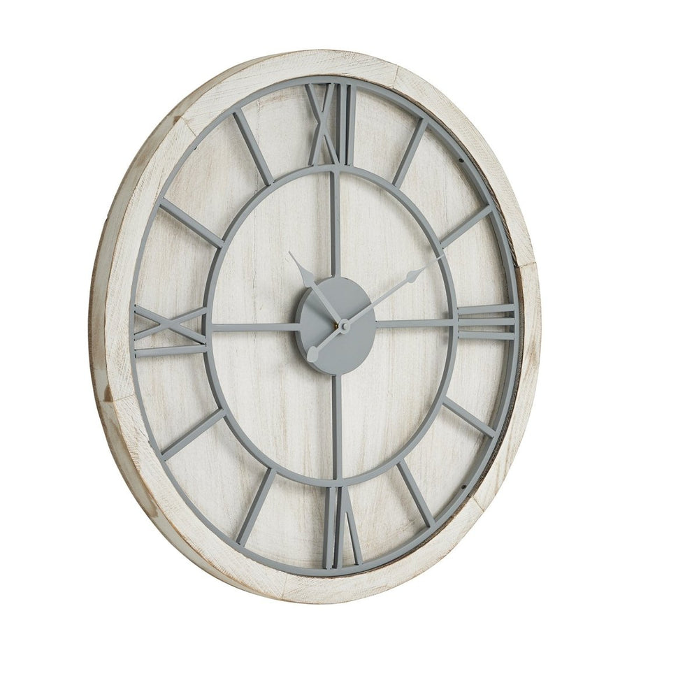 Williston White Wall Clock -